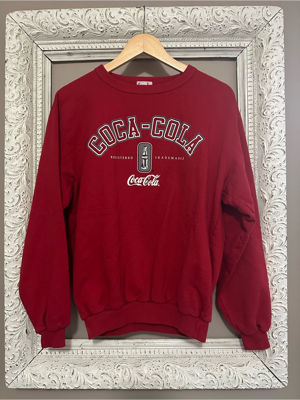 Vintage Coca Cola Men's Crewneck Sweatshirt . Made in Canada! Size S